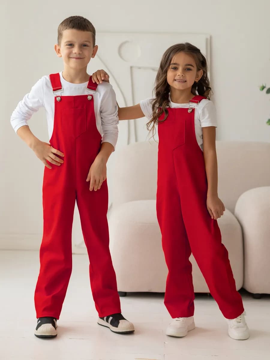 Комбинезон джинсовый детский