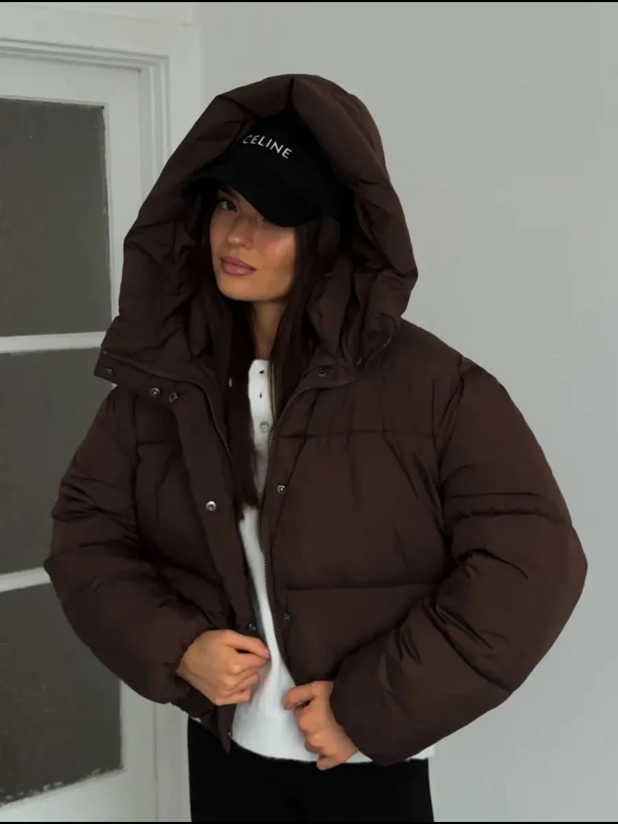 Куртка Осень зима с капюшоном