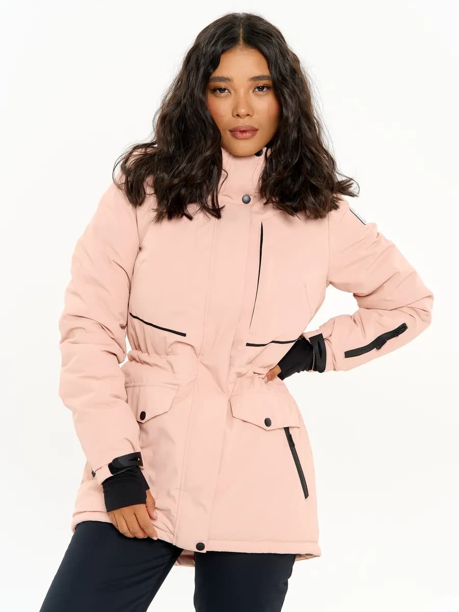 Куртка зимняя спортивная с капюшоном