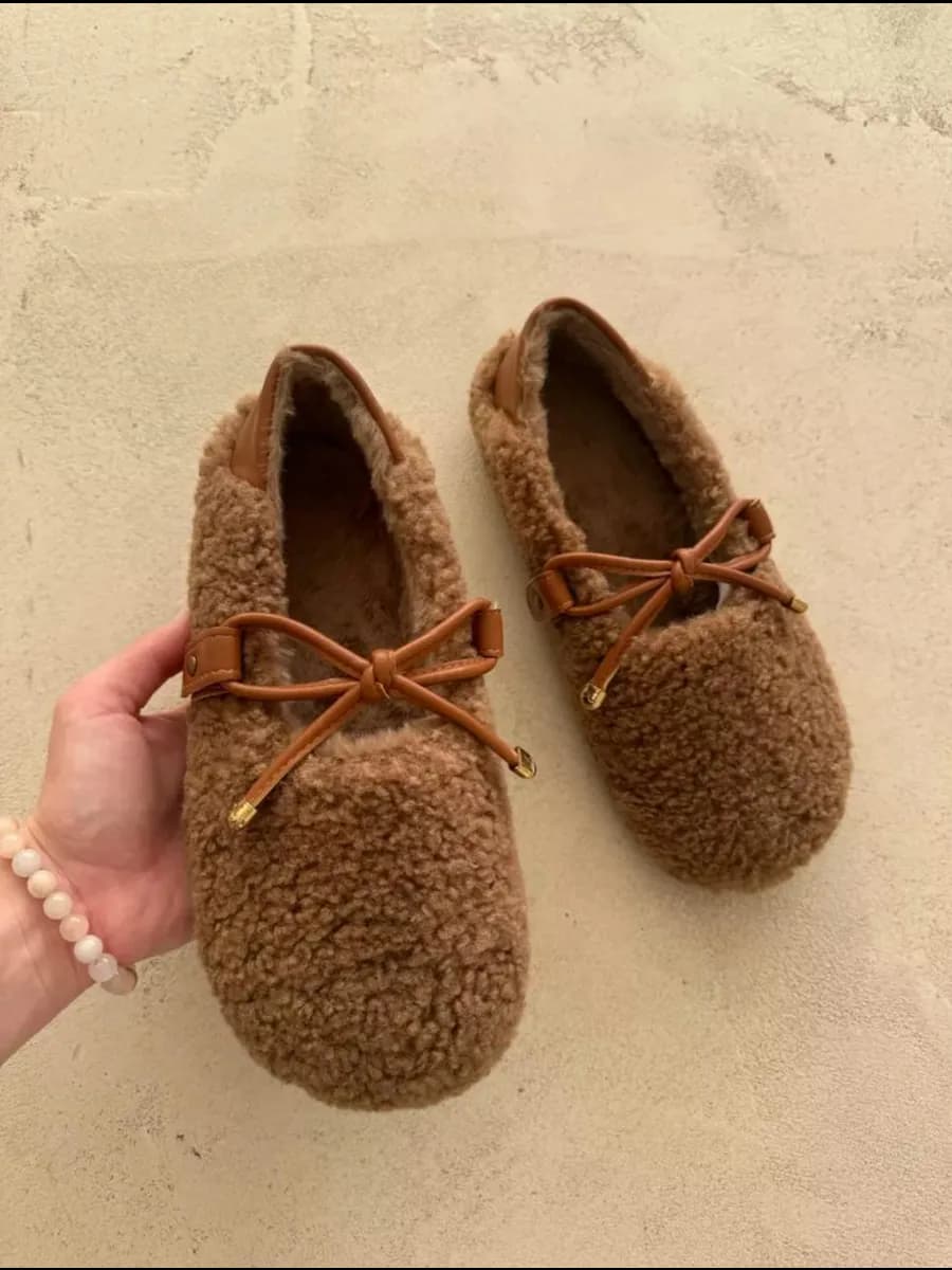 Балетки меховые Тедди