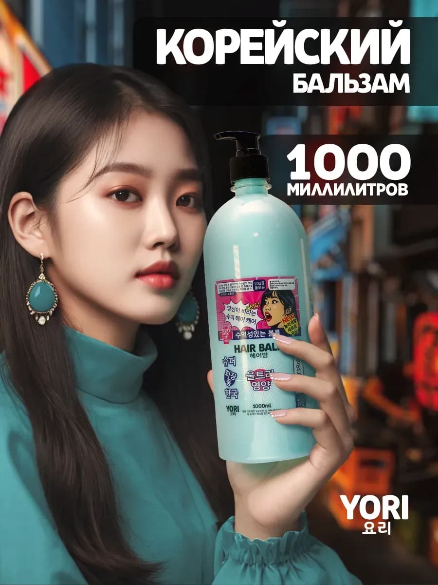 Бальзам для волос корейский 1000 мл