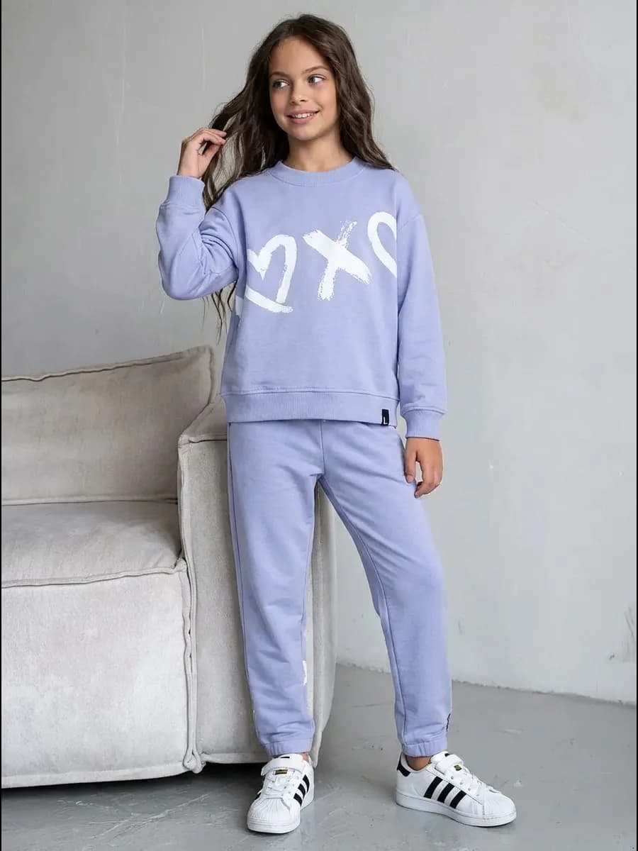 Спортивный костюм для девочки теплый без начеса