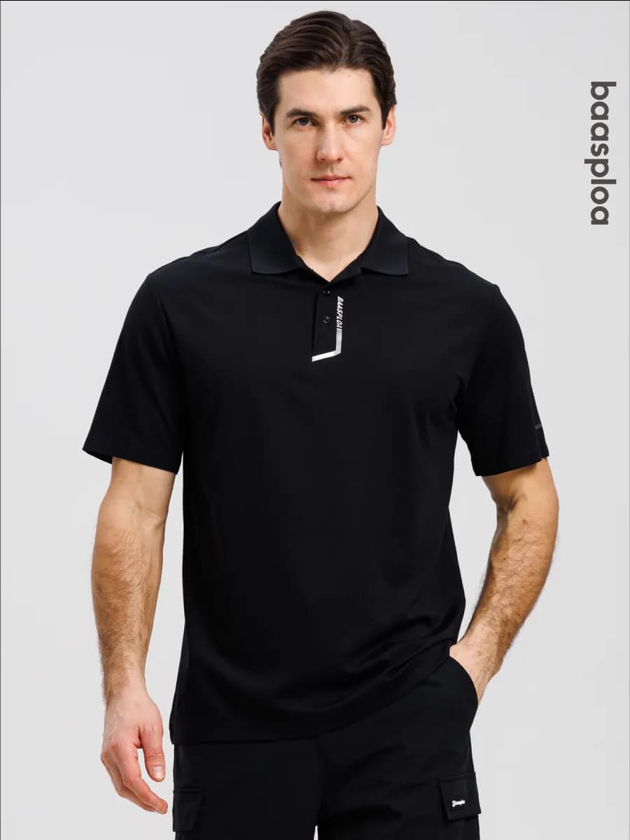 Футболка поло с коротким рукавом вискоза