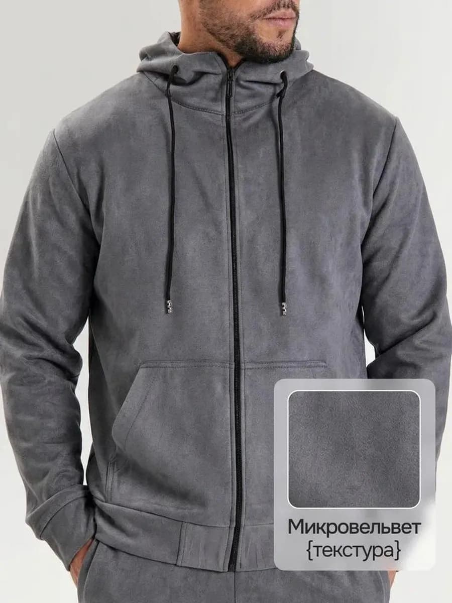 Спортивный костюм на молнии с капюшоном