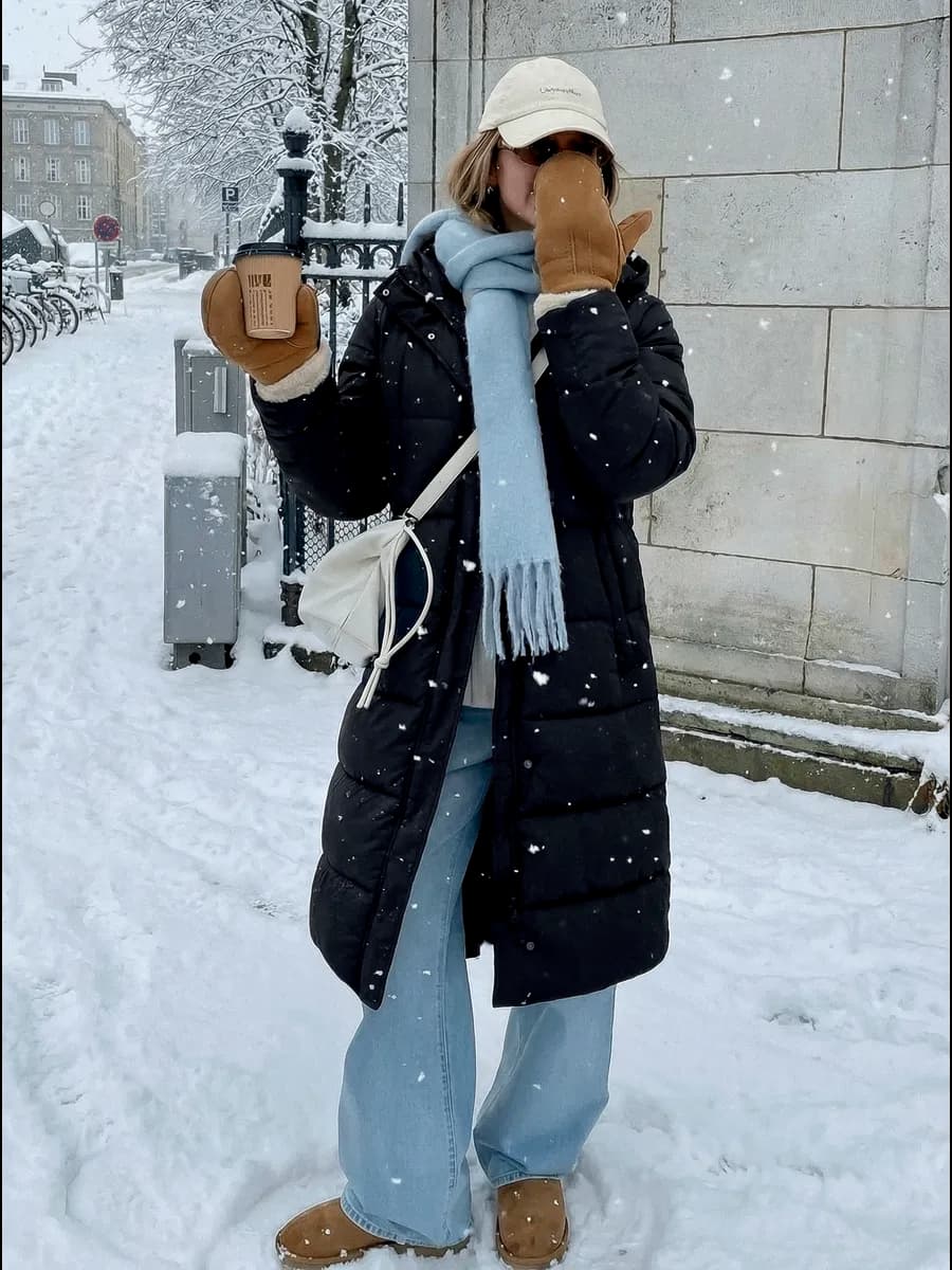 Куртка зимняя для девочки пуховик длинный