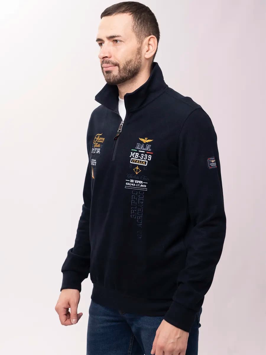 Свитшот оверсайз джемпер толстовка осень Aeronautica