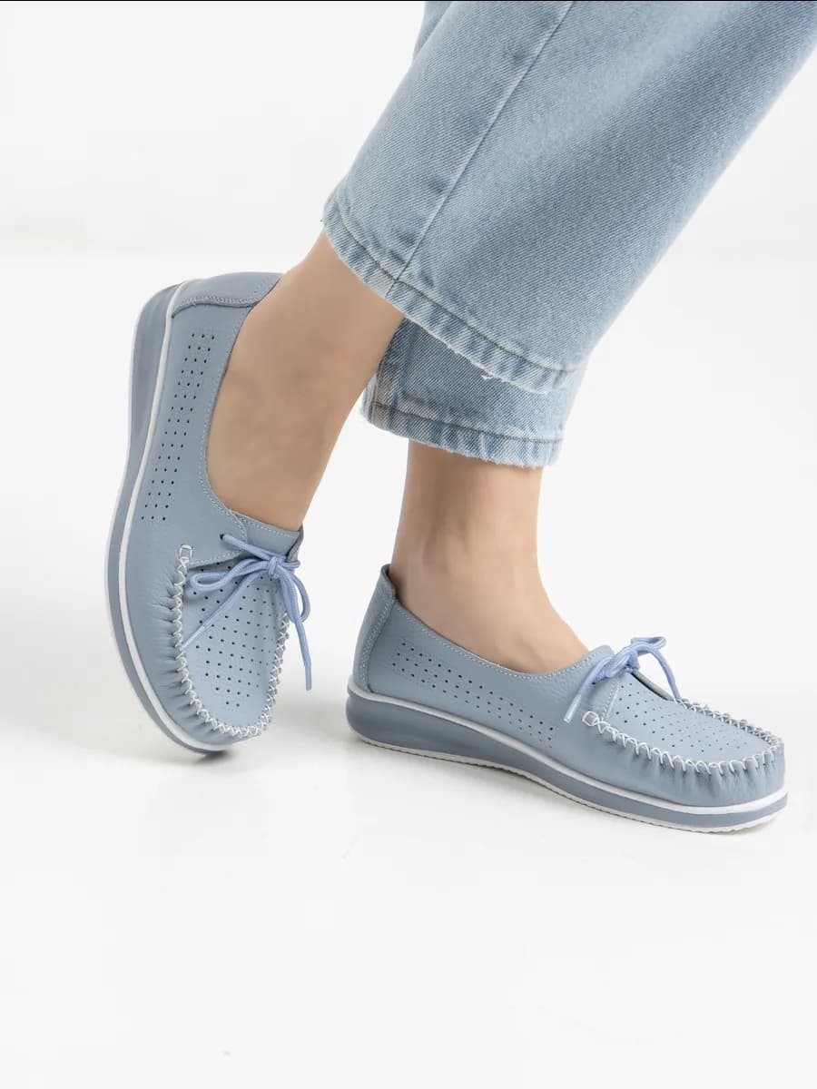 Мокасины женские летние