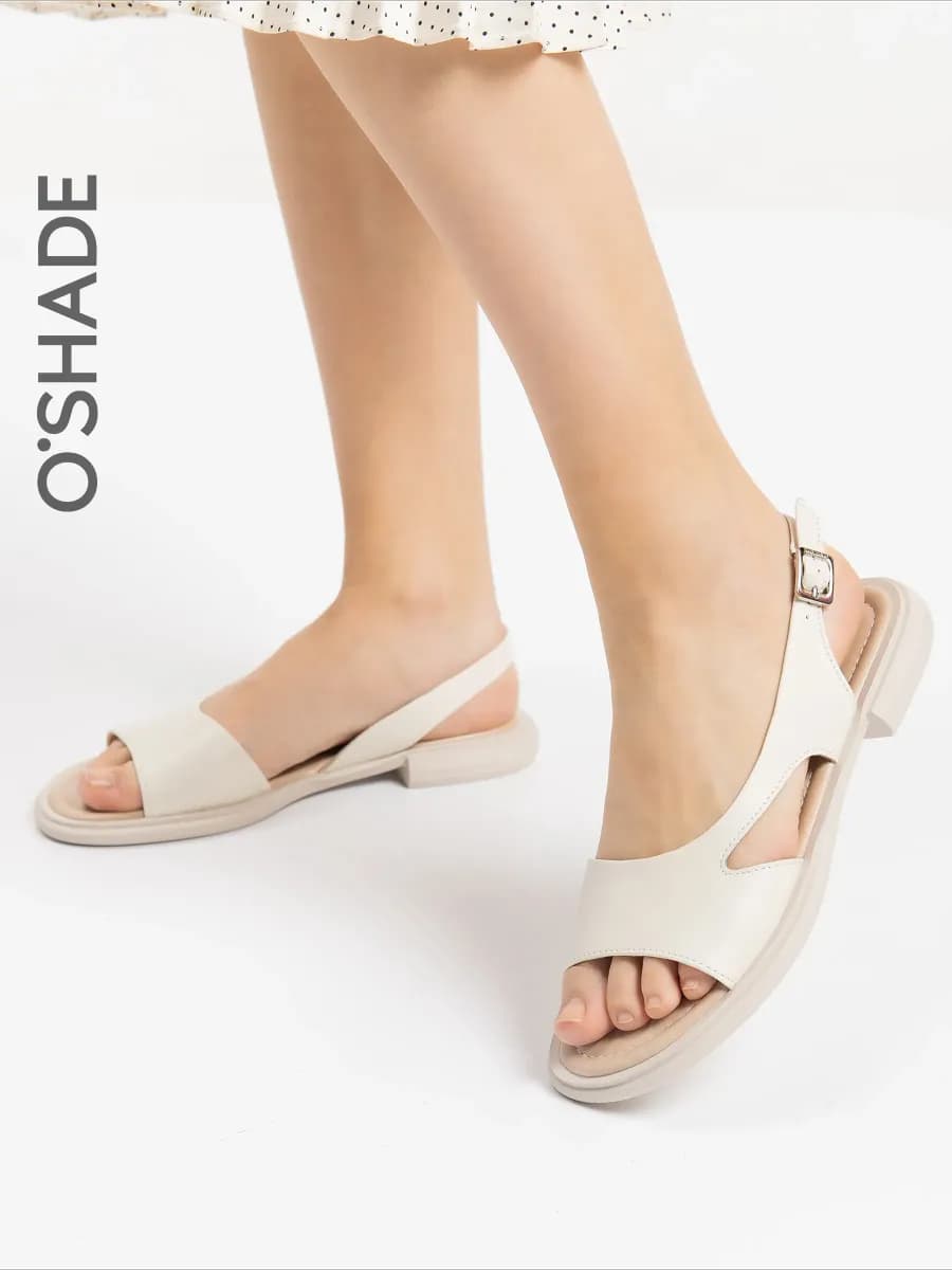 Босоножки женские летние бежевые