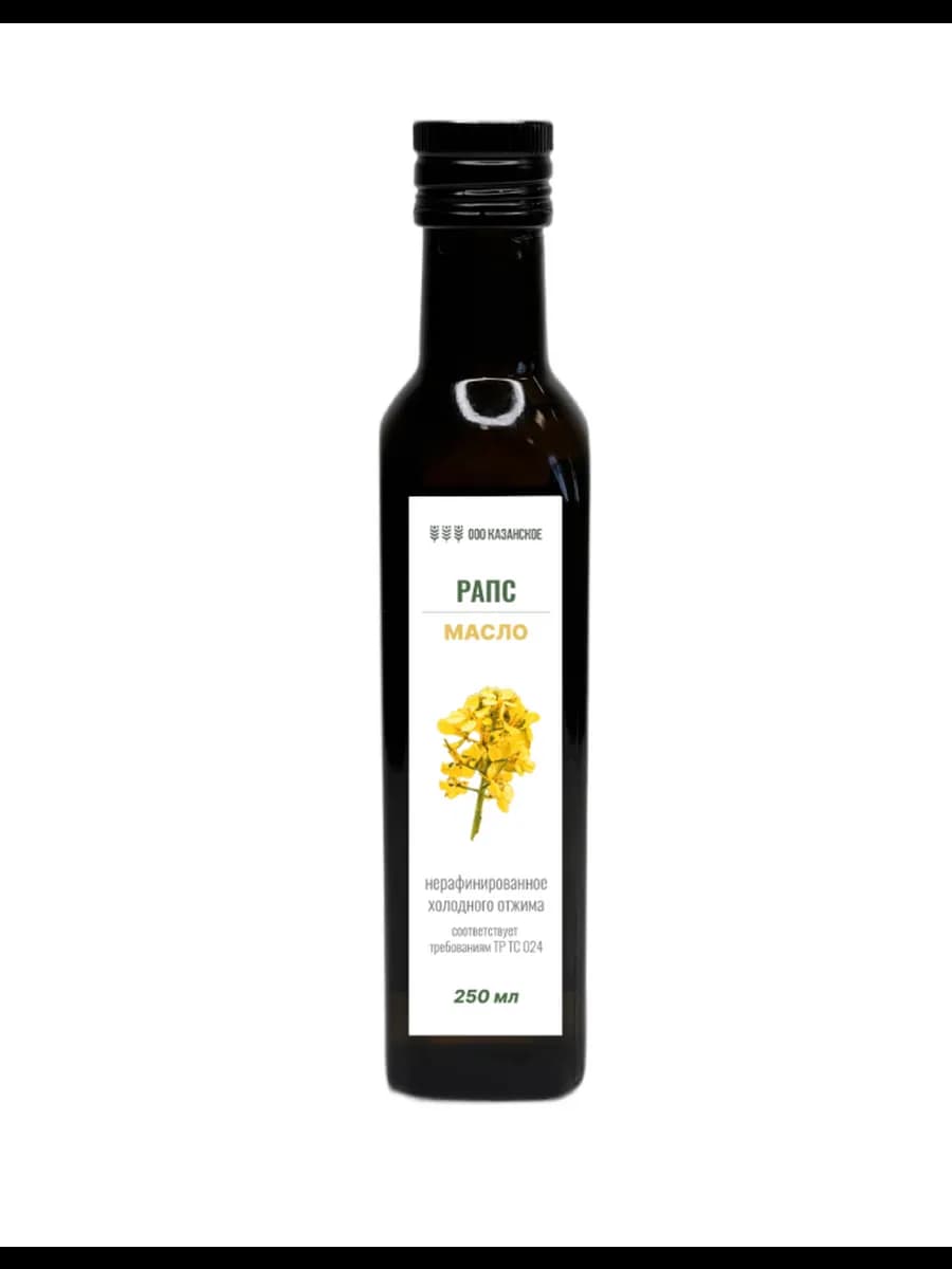 Рапсовое масло нерафинированное