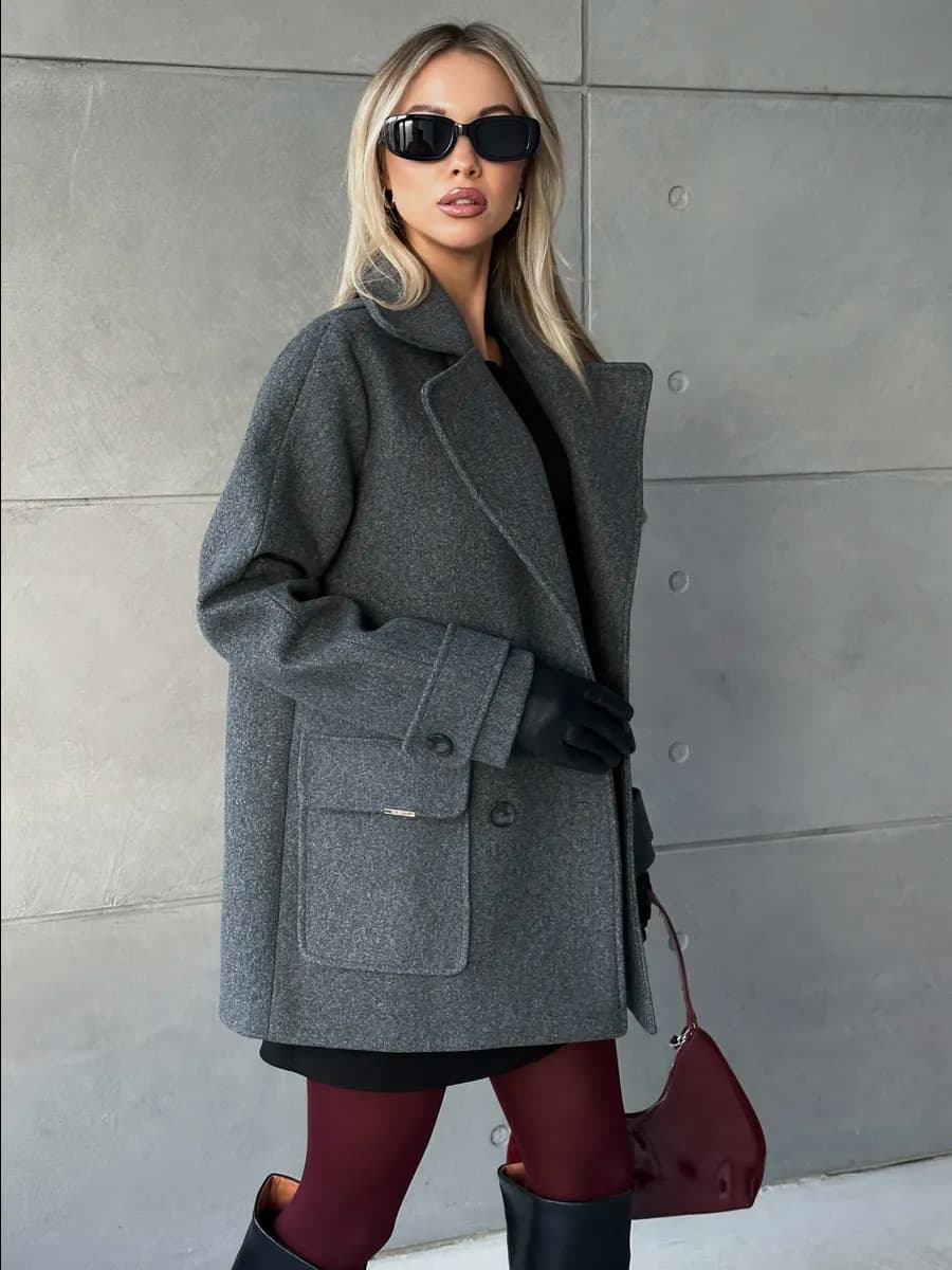 Пальто пиджак весеннее оверсайз