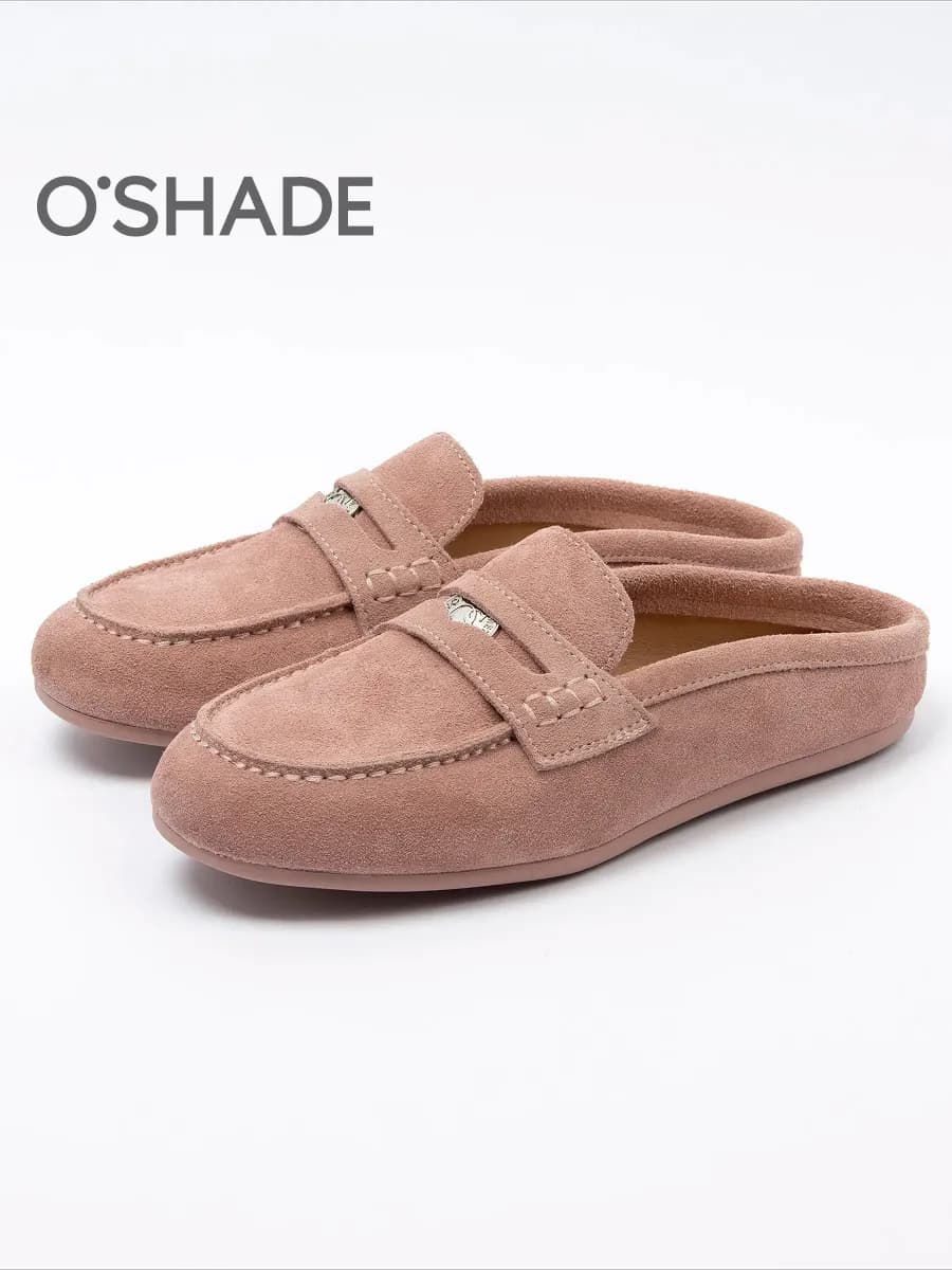 Сабо женские замшевые