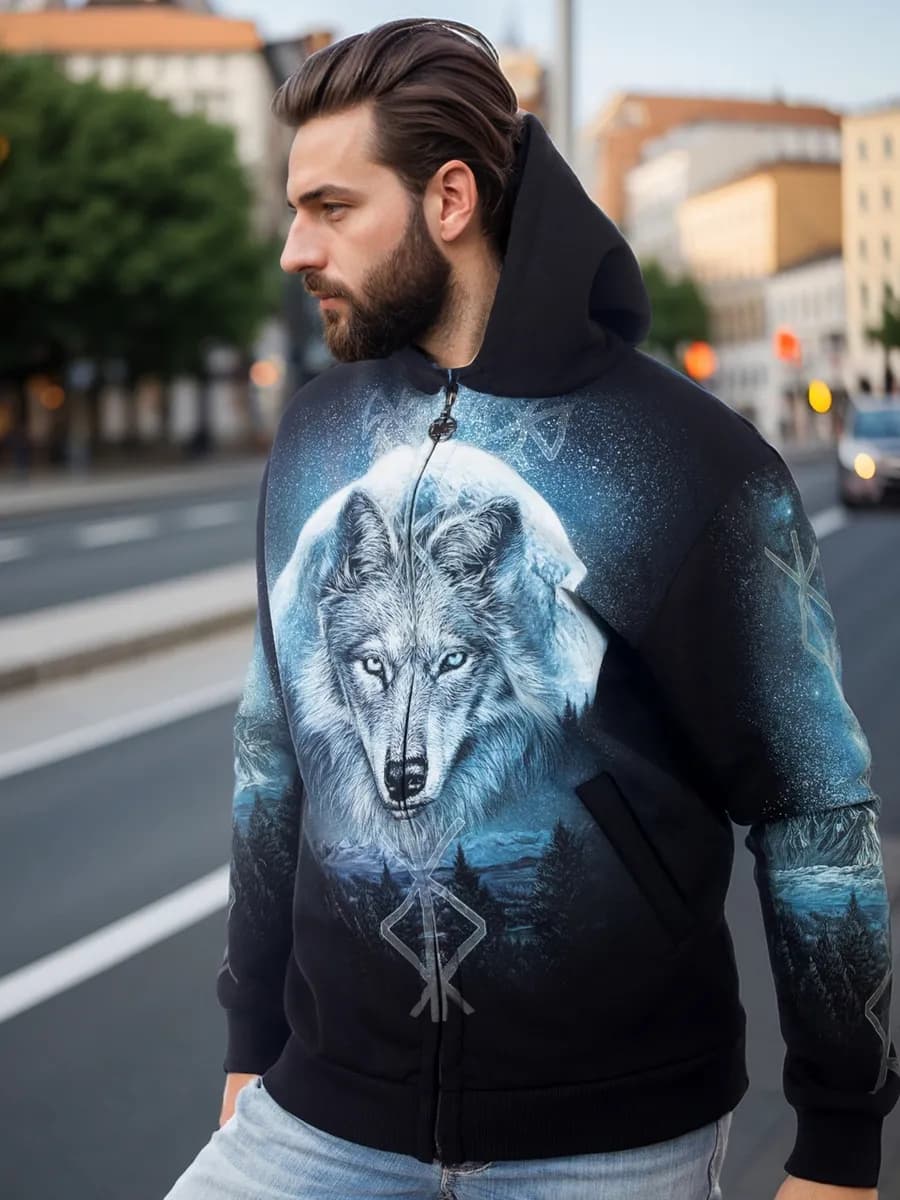 Толстовка с принтом