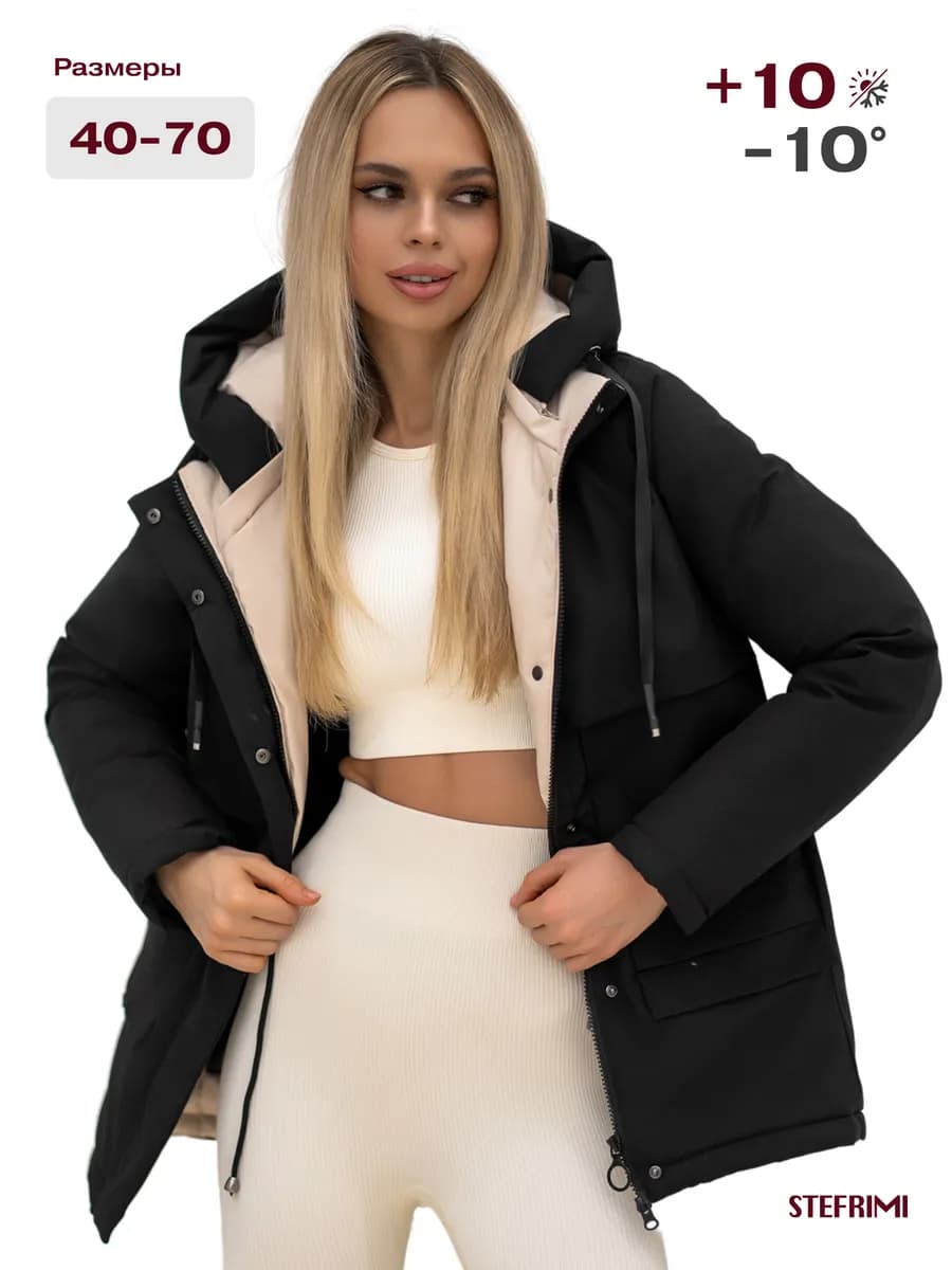 Куртка весна короткая с капюшоном демисезон