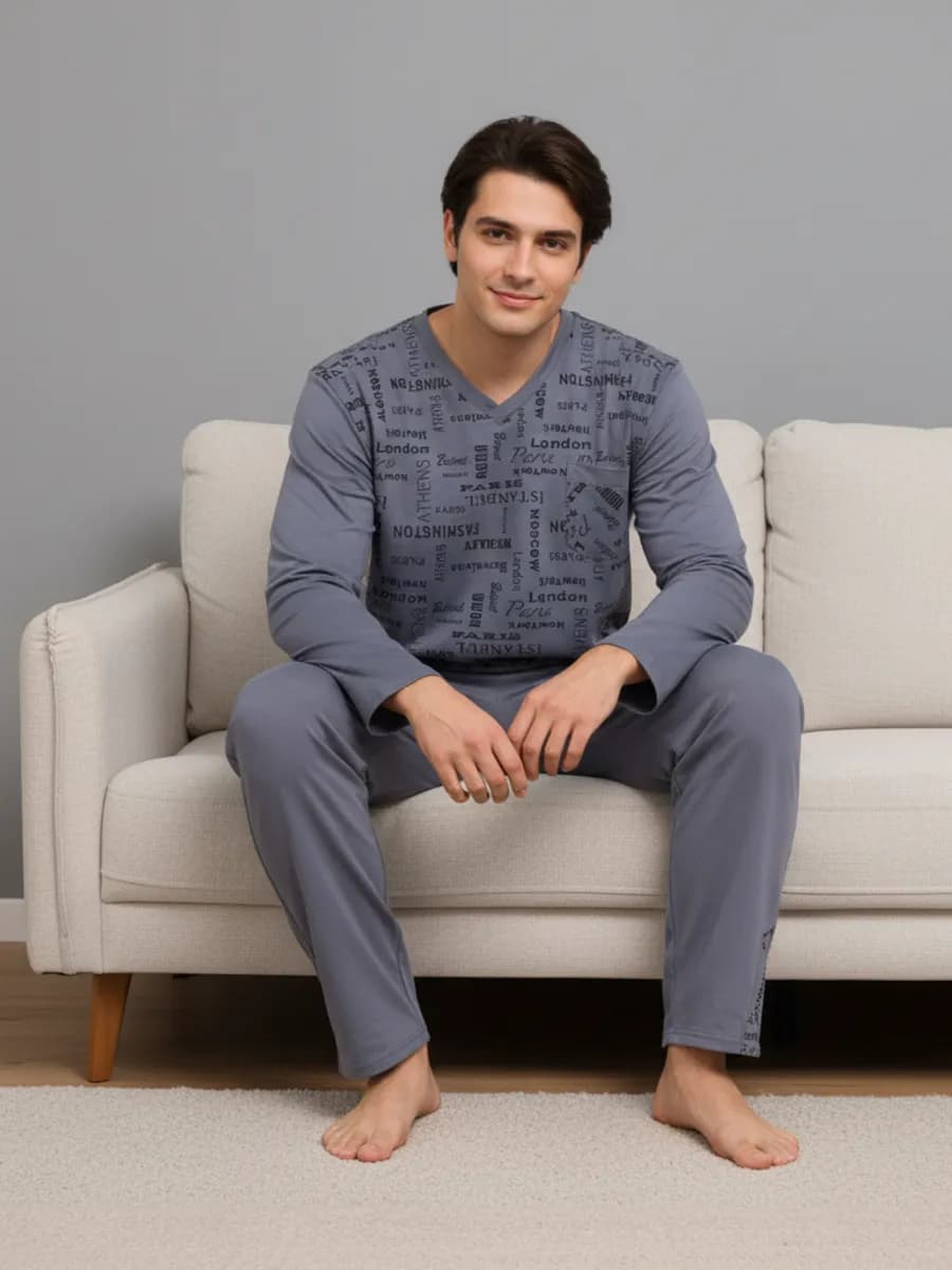 Костюм домашний с брюками пижама