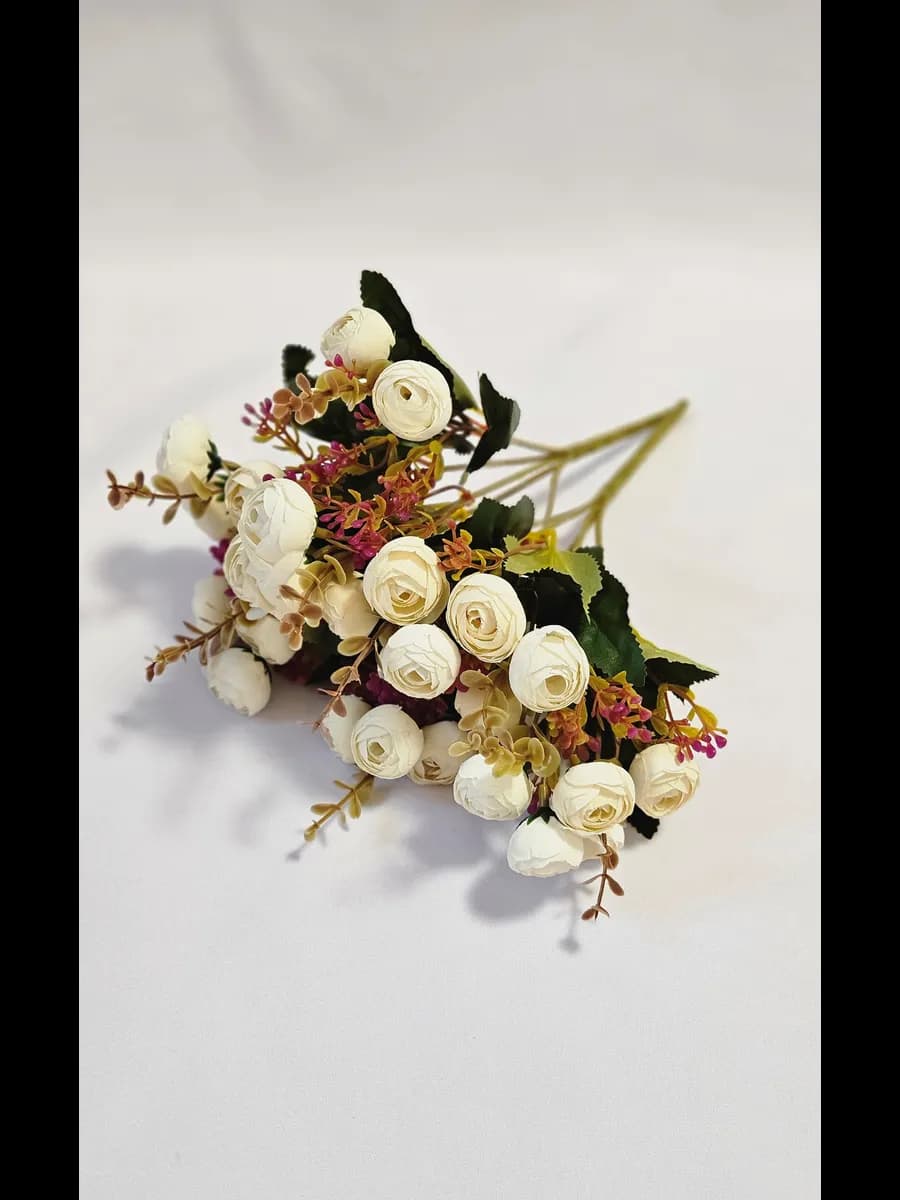 Искусственные белые цветы для декора