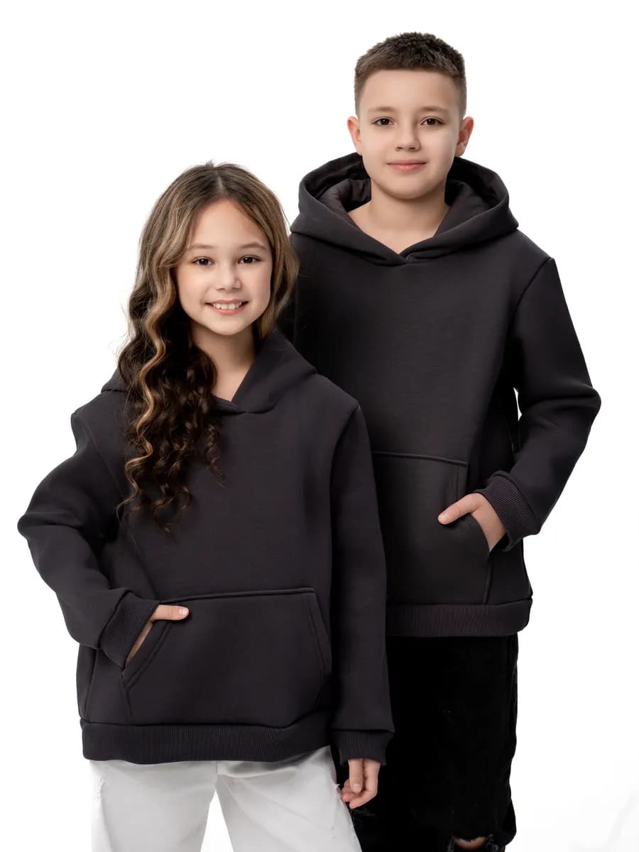 Худи для девочки и мальчика подростка с начесом