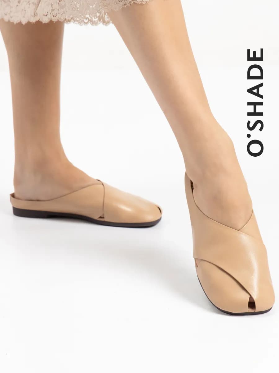 Мюли женские натуральная кожа