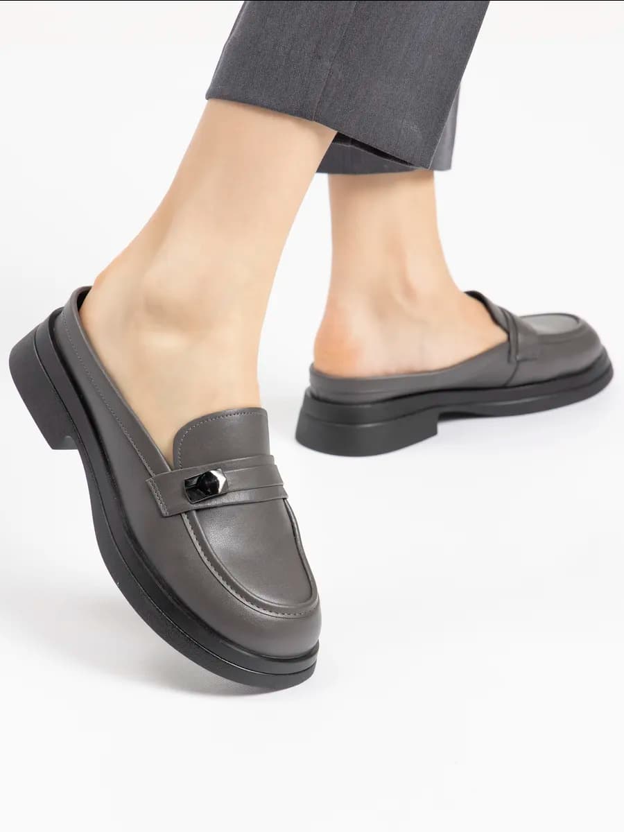 Мюли женские натуральная кожа