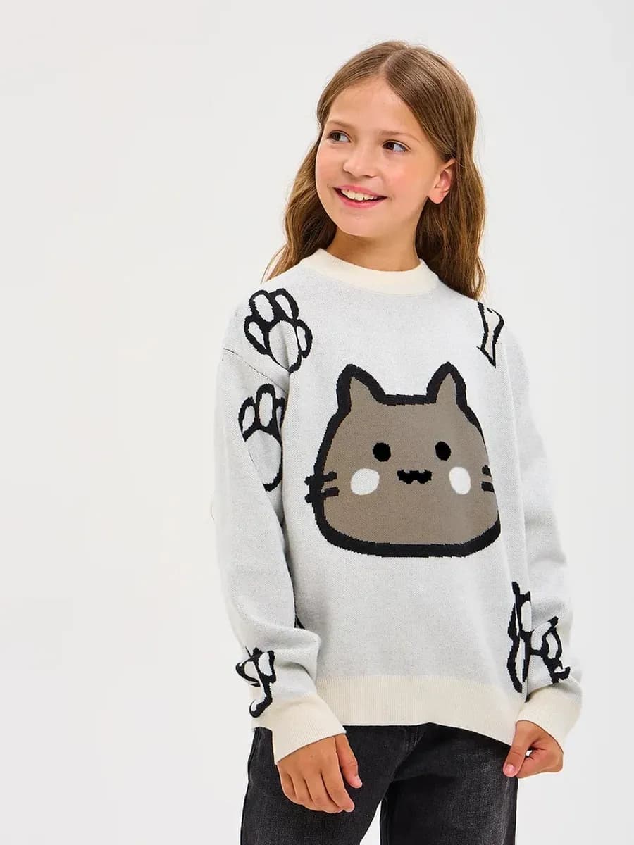 Джемпер теплый для девочки