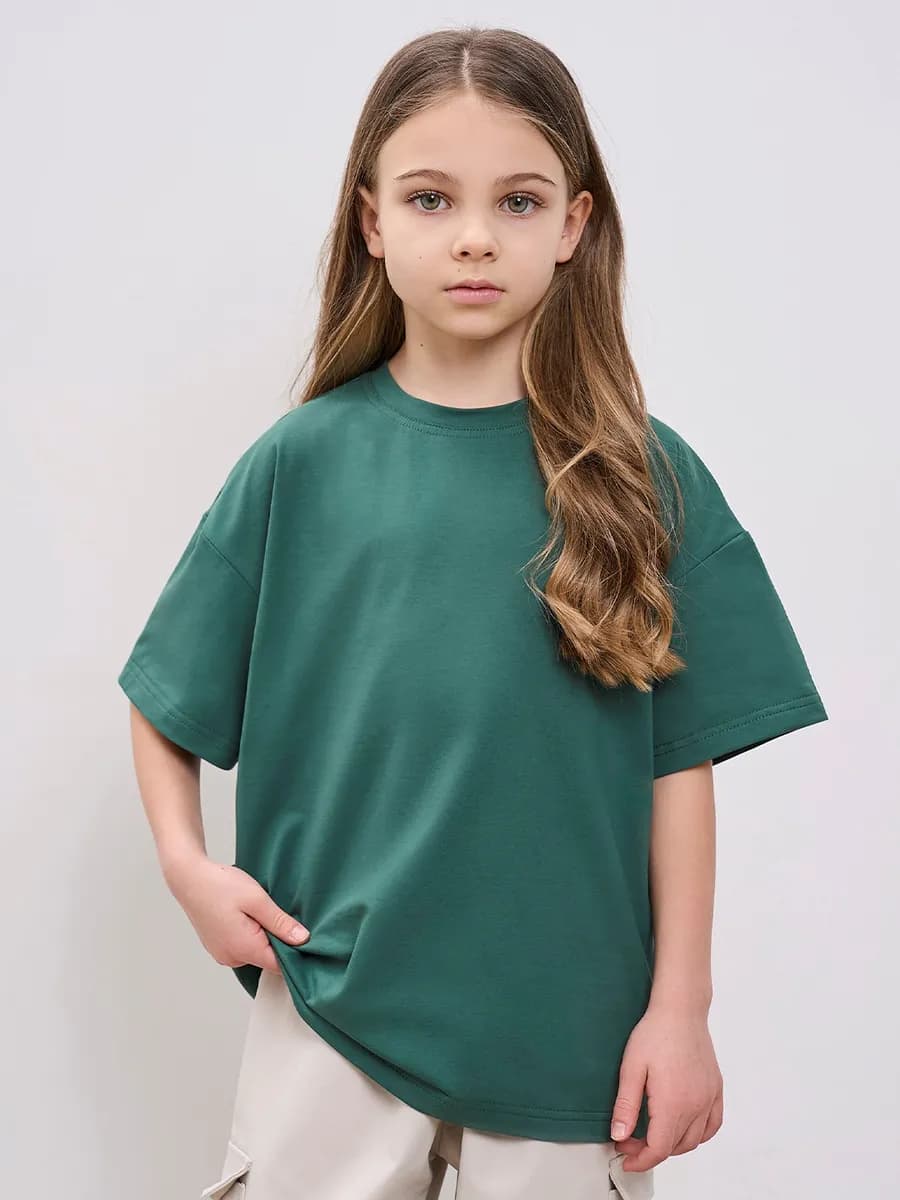 Футболка детская базовая однотонная