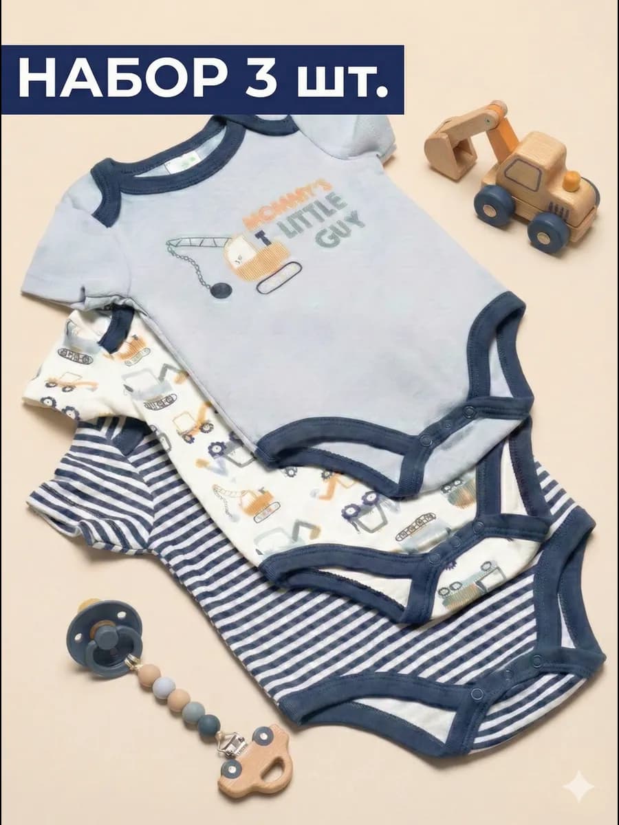 Боди для новорожденных набор