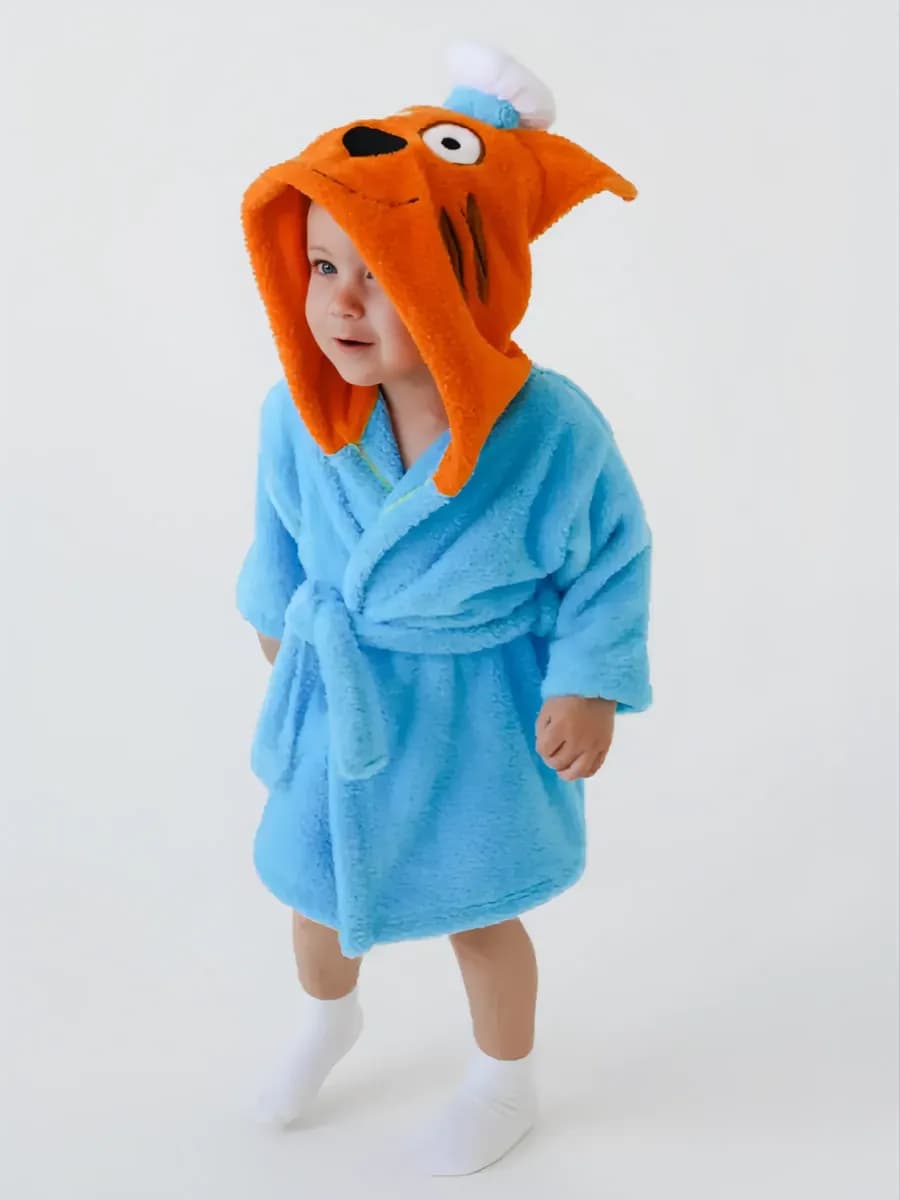 Халат детский Коржик, велсофт