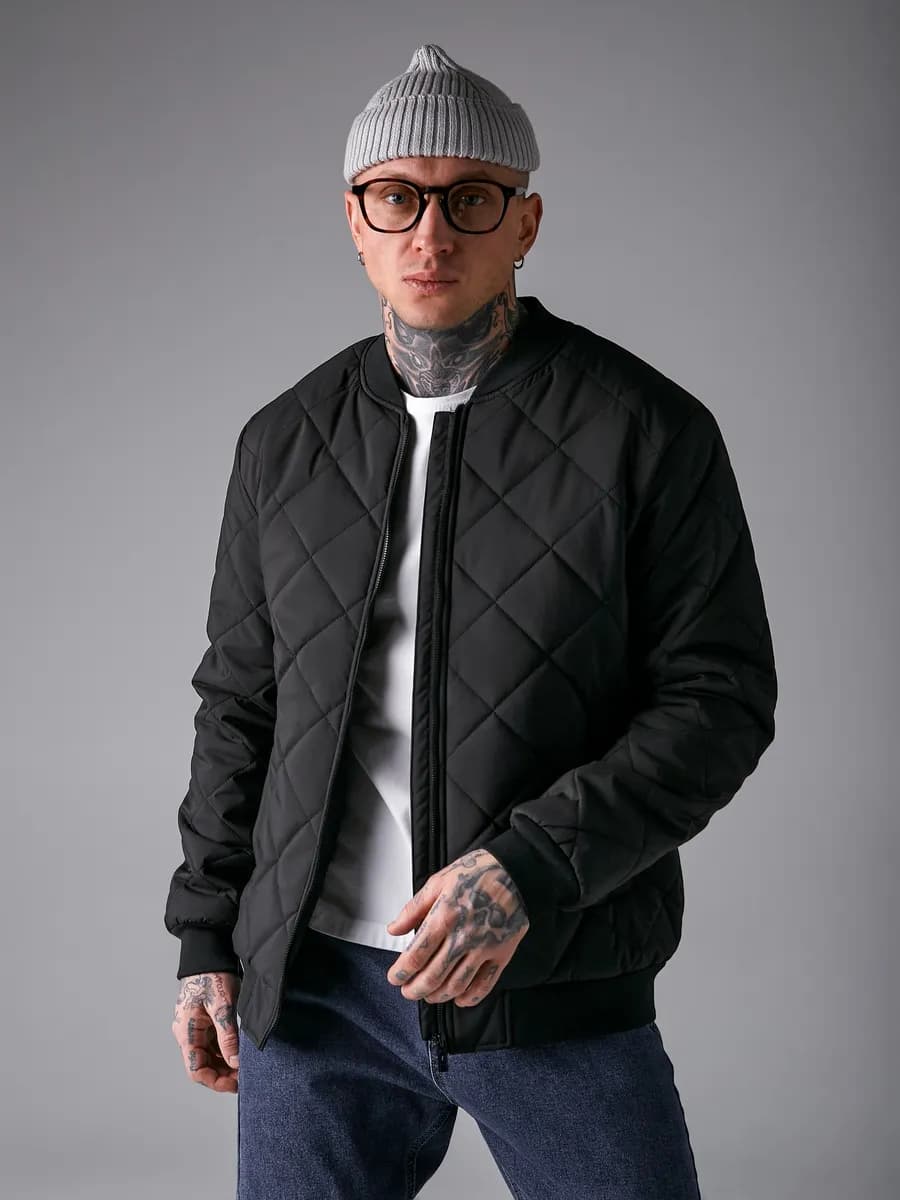 Куртка бомбер осень утепленный