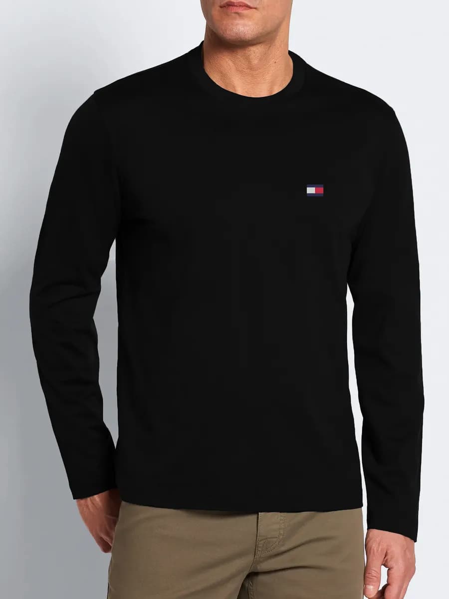 Лонгслив оверсайз с принтом плотный хлопок