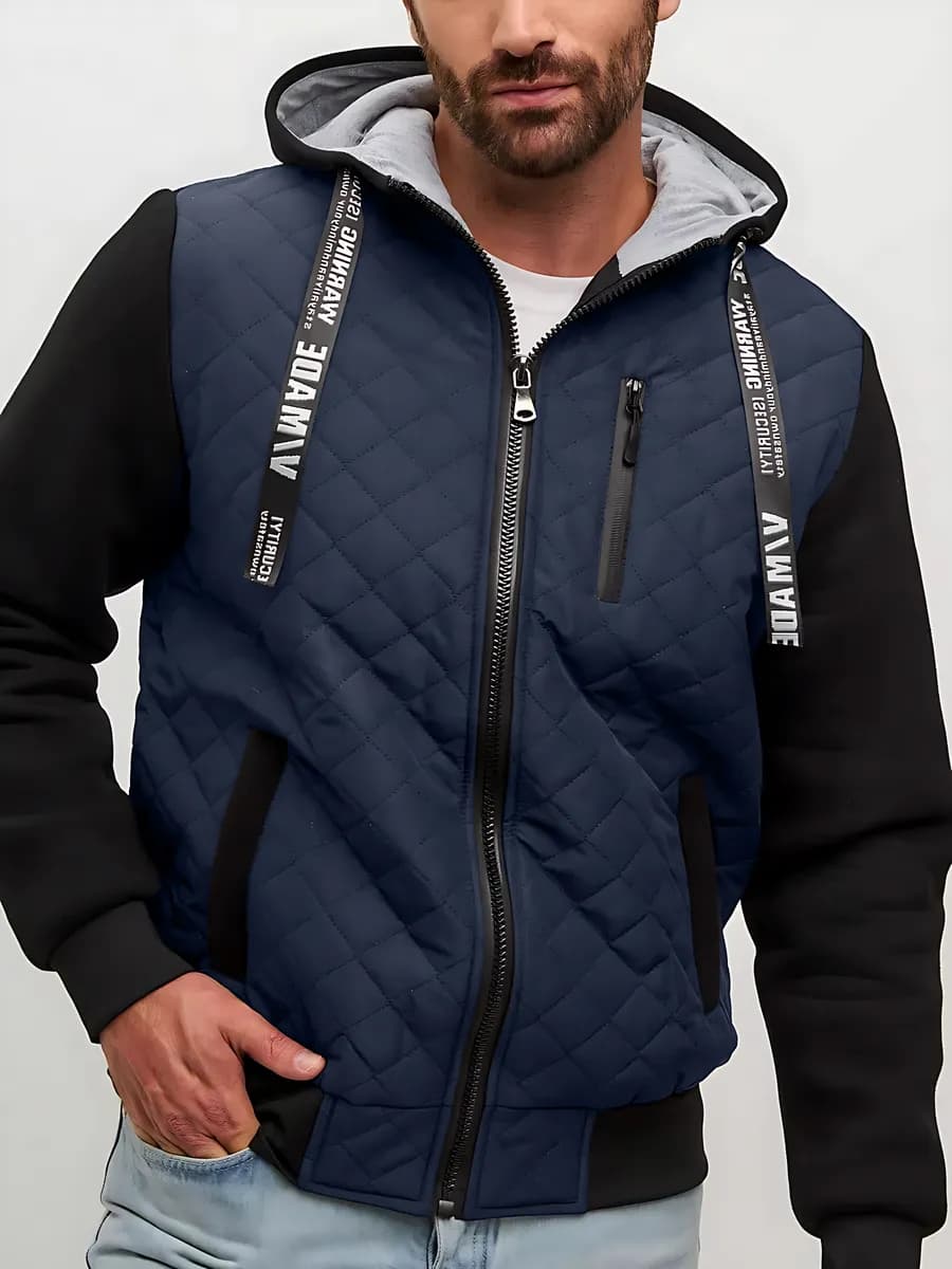 Куртка бомбер демисезонная с капюшоном