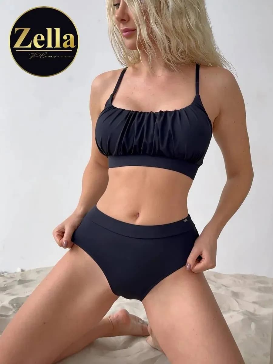 Купальник раздельный с высокой посадкой