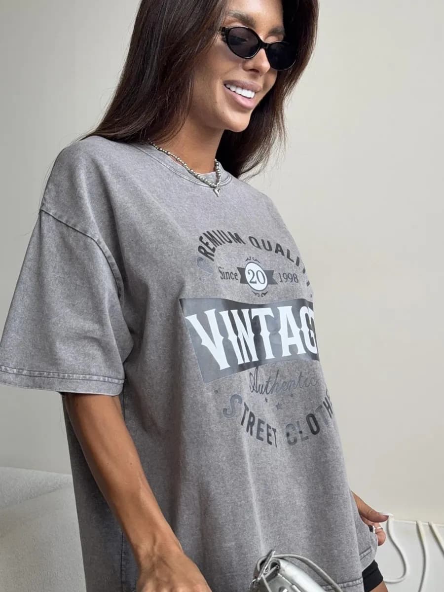 Футболка оверсайз варенка