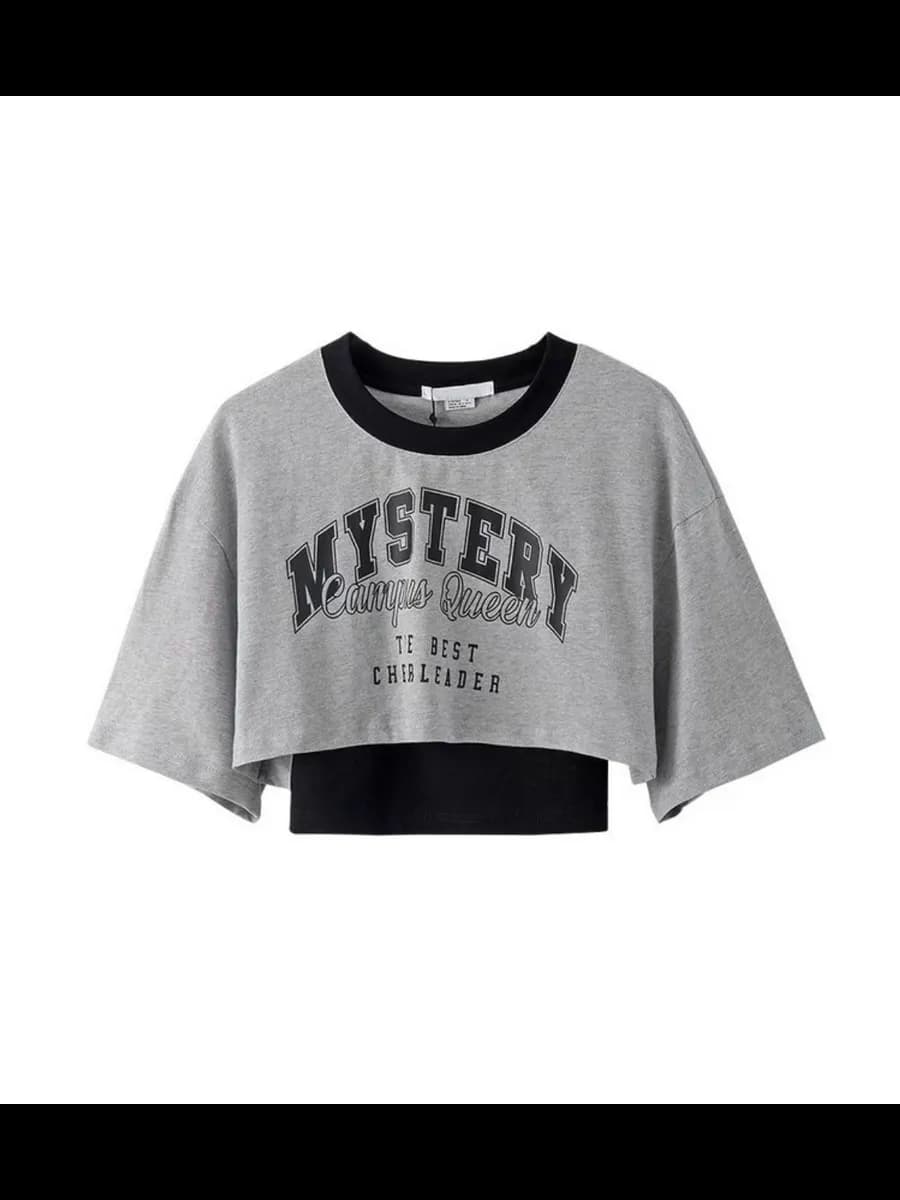 Топ двойной для девочки подростка