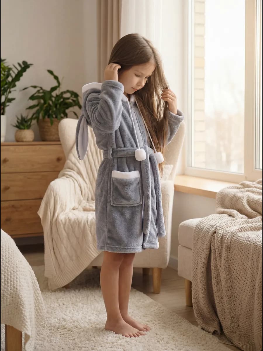 Халат детский на молнии