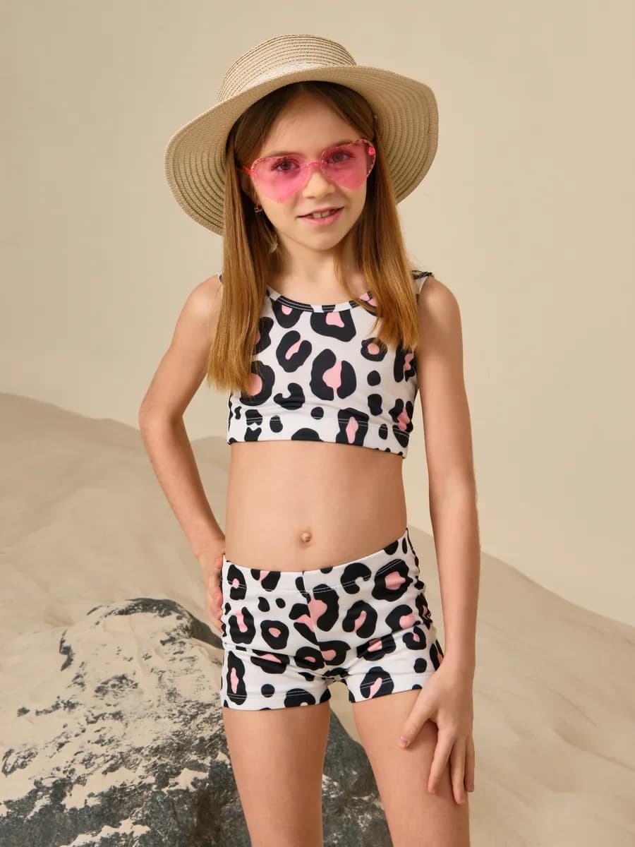 Купальник раздельный с шортами и топом