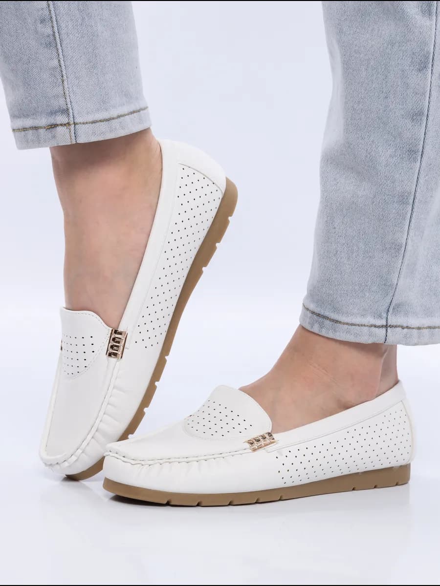 Мокасины топсайдеры дышащие