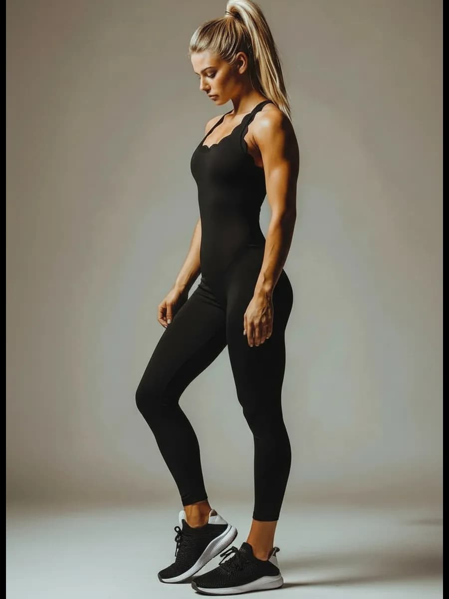 Комбинезон спортивный утягивающий для фитнеса
