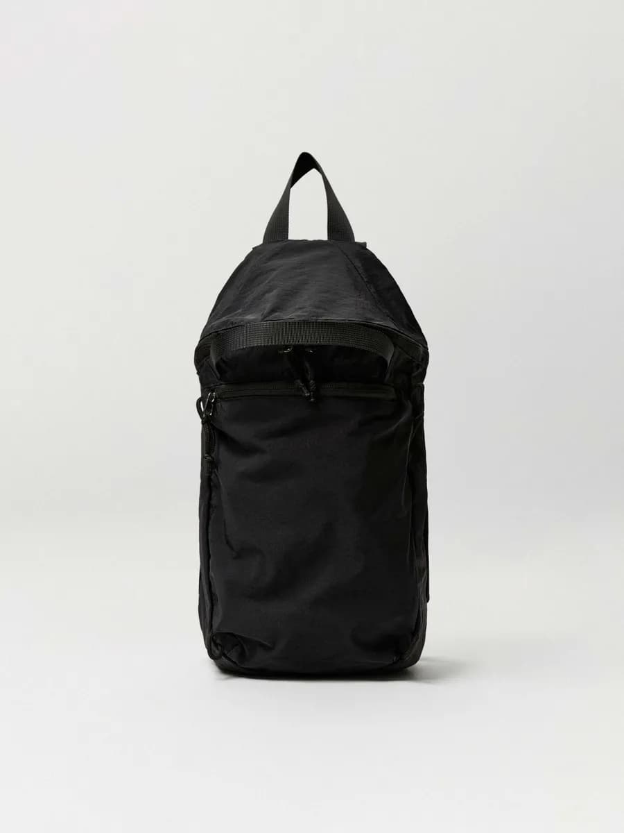 Рюкзак черный текстильный из нейлона