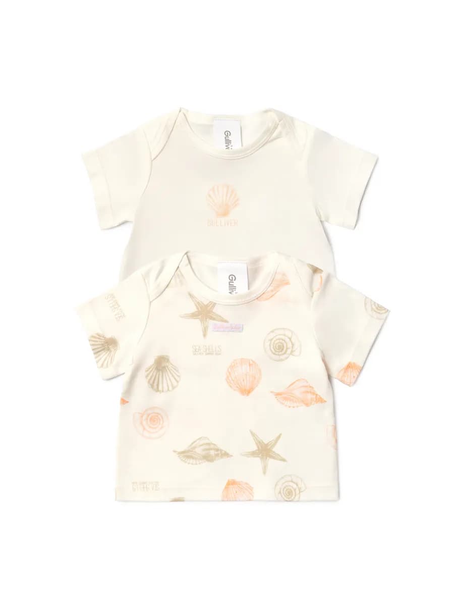 Футболка для девочки трикотажная комплект из 2-х штук