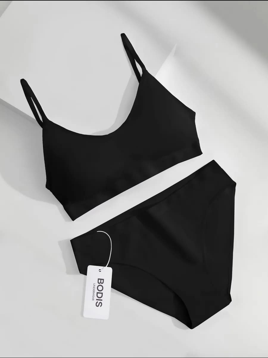 Нижнее белье комплект бесшовное с топом и трусами