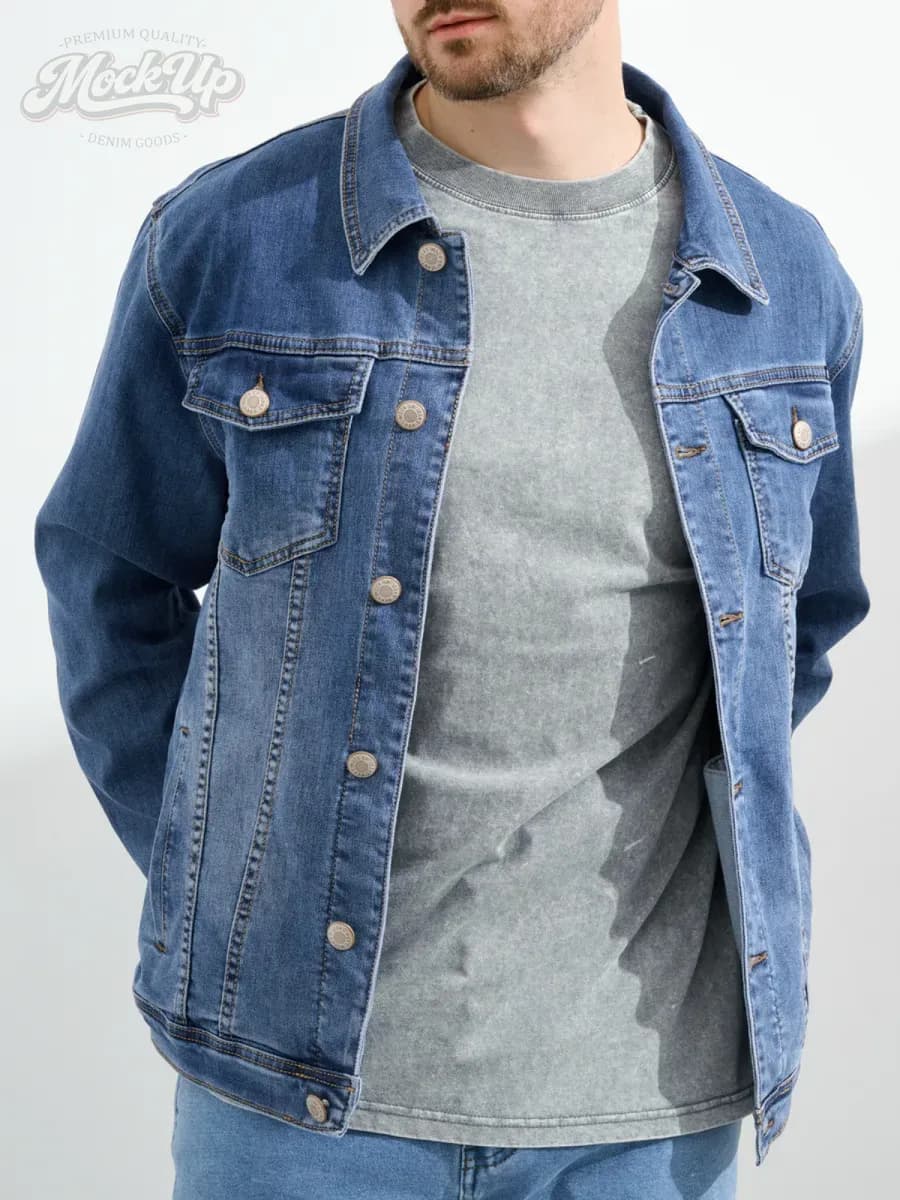 Джинсовая куртка джинсовка