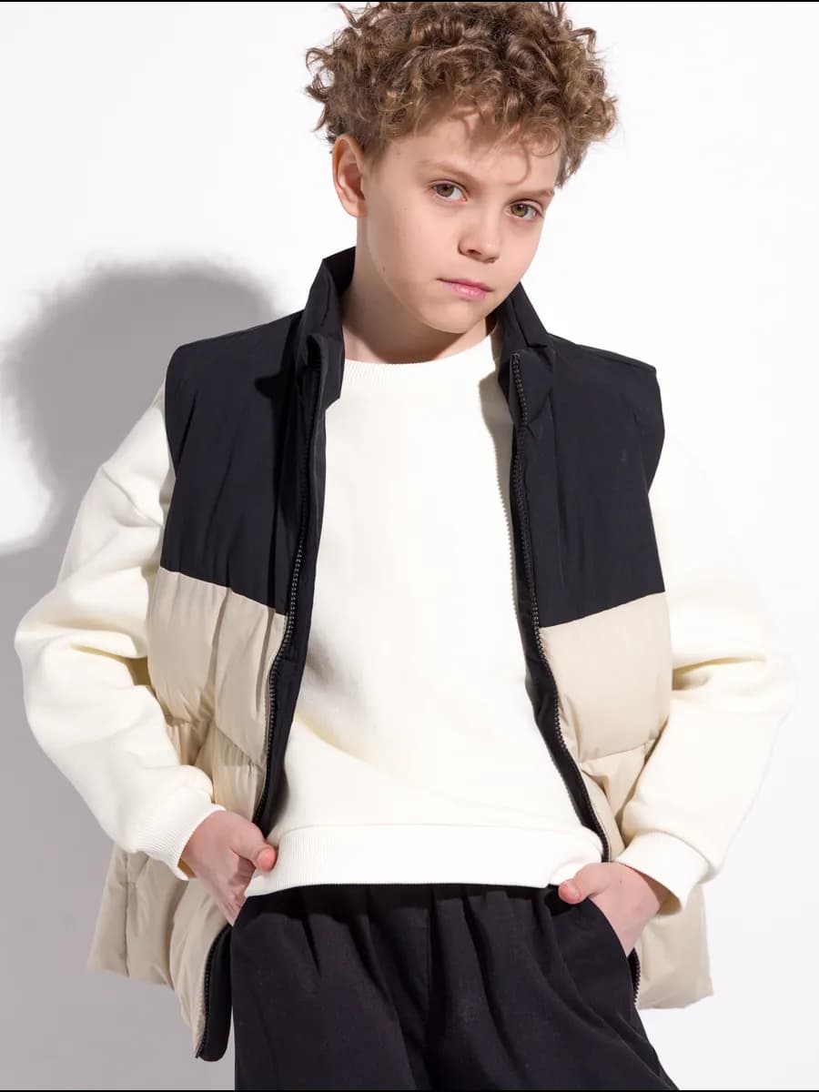 Жилет стеганый утепленный