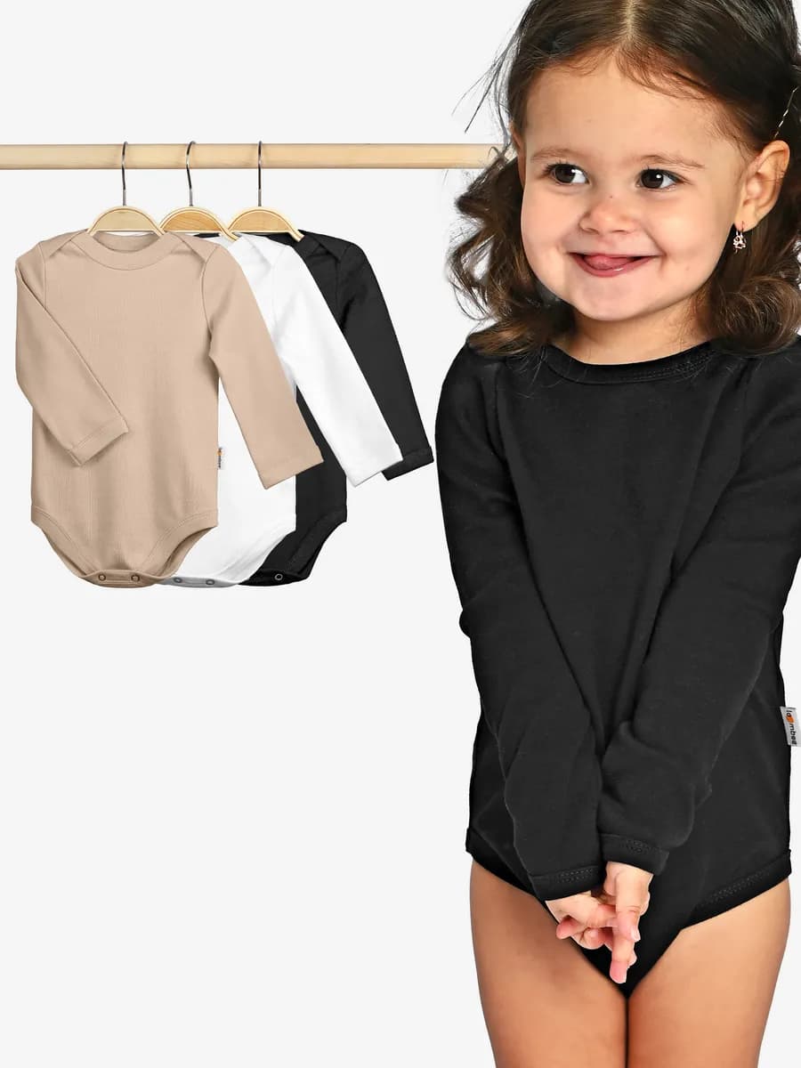 Боди для новорожденных набор 3 шт