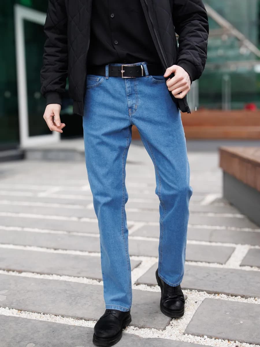 Джинсы прямые классические