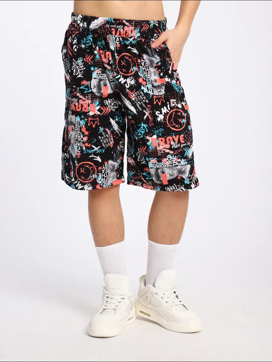 Домашние шорты оверсайз аниме на подростка