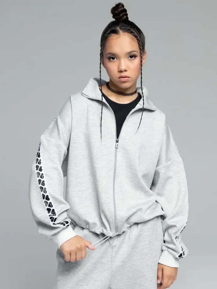 Толстовка на молнии без капюшона