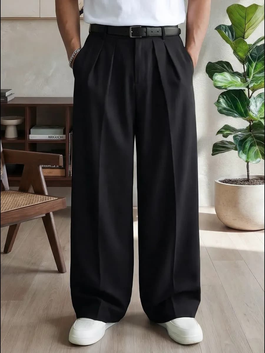 Брюки классические широкие оверсайз