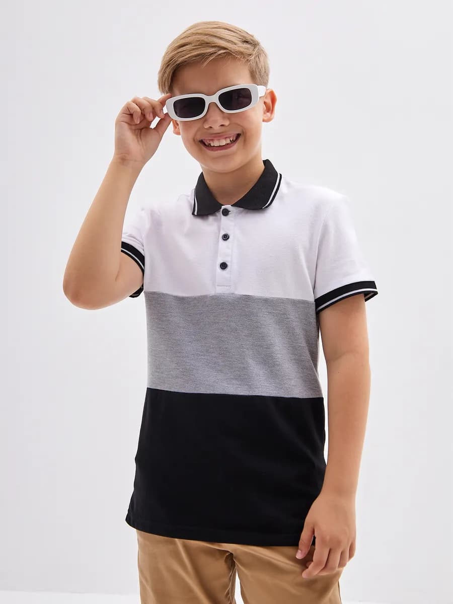 Футболка поло с коротким рукавом