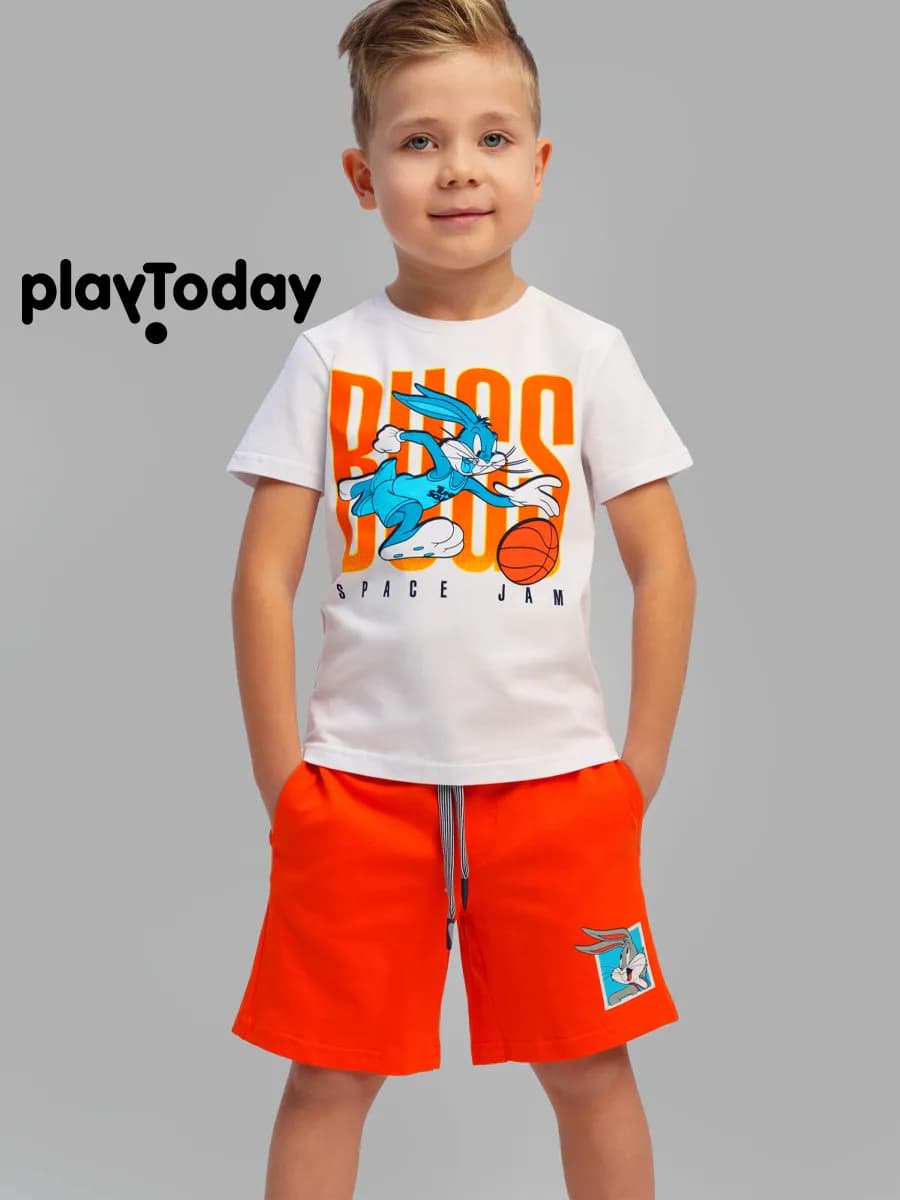 Костюм детский летний футболка и шорты в садик