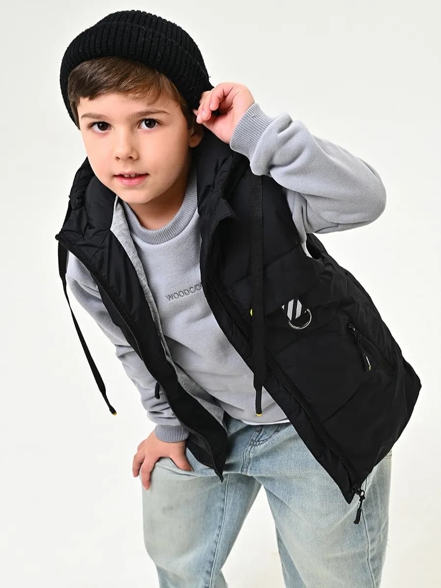 Жилетка детская утепленная безрукавка