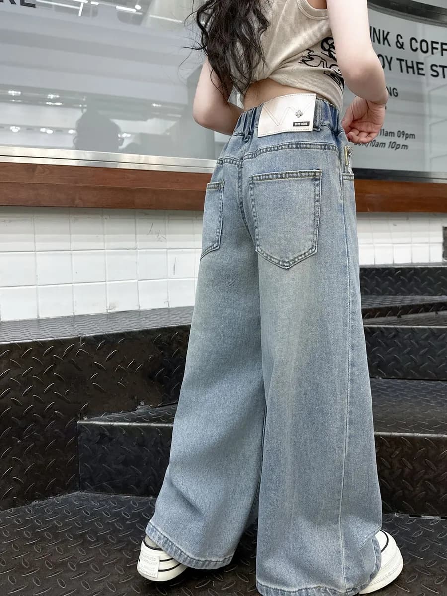 джинсы широкие палаццо оверсайз